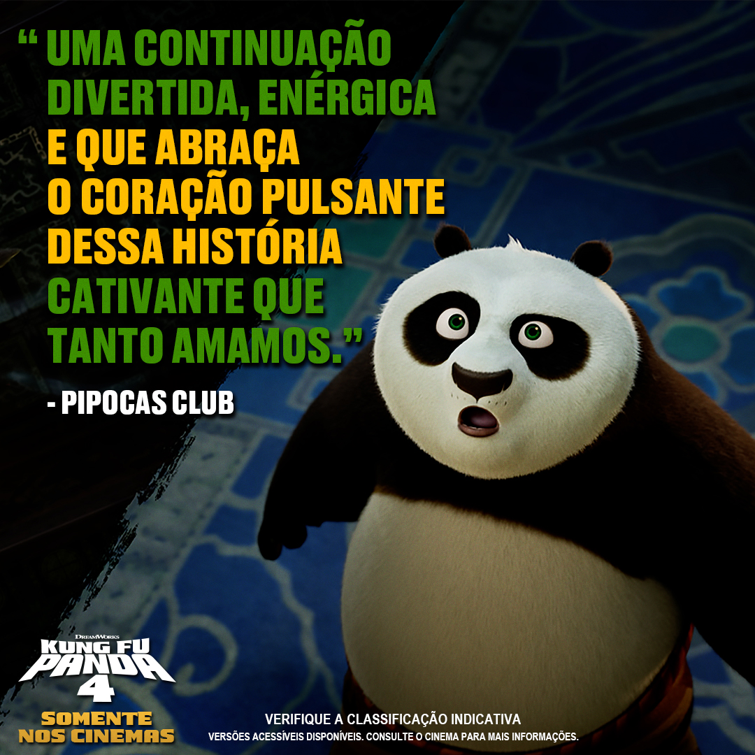 A essência do que faz a jornada do nosso dragão guerreiro tão incrível de acompanhar! Compre agora seus ingressos para assistir #KungFuPanda4 nos cinemas: bit.ly/3SPSfx6