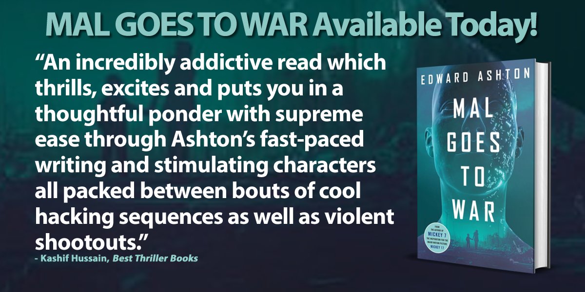 MAL GOES TO WAR by @edashtonwriting (pub. by @StMartinsPress) is available today. Hopefully, you will follow him and buy the book. Read the team’s review: bestthrillerbooks.com/kashif-hussain…