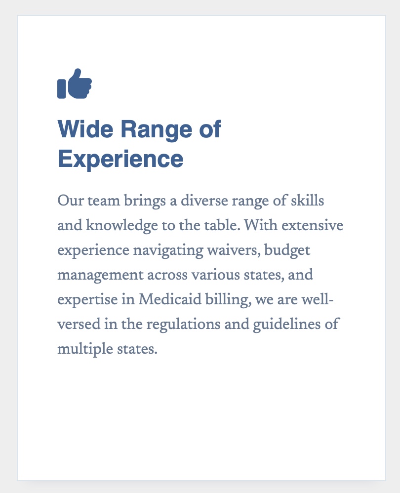 promedinc's tweet photo. Our team brings a diverse range of skills and knowledge to the table. With extensive experience navigating waivers, budget management across various states, and expertise in Medicaid billing, we are well-versed in the regulations and guidelines of multiple states. https://t.co/ySDUQeLpRA