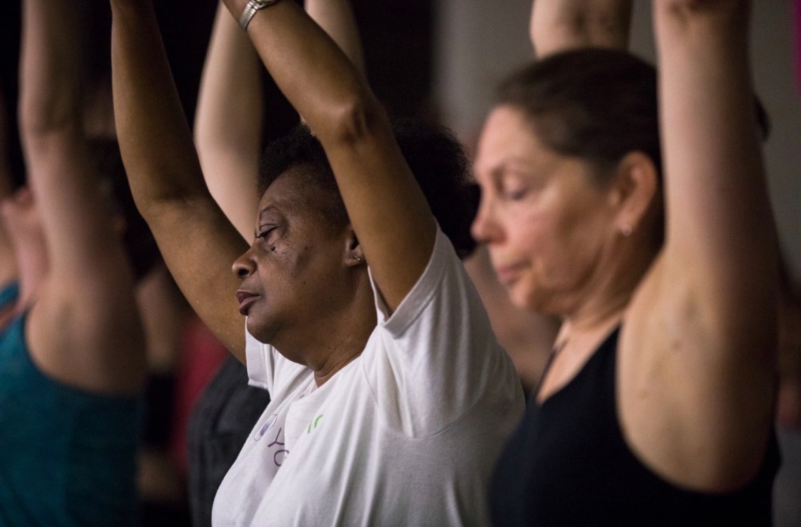 YoganicFlow's tweet photo. “Yoga practice creates conditions for the body’s innate ability to restore itself” - @drgailparker in Restorative Yoga for Ethnic and Race-Based Stress &amp; Trauma. Restore after work with the #YoganicFlow team 6-7pm on the East or in Southwest! Details: https://t.co/y51bxHEAWi https://t.co/vP9n9zsEsN