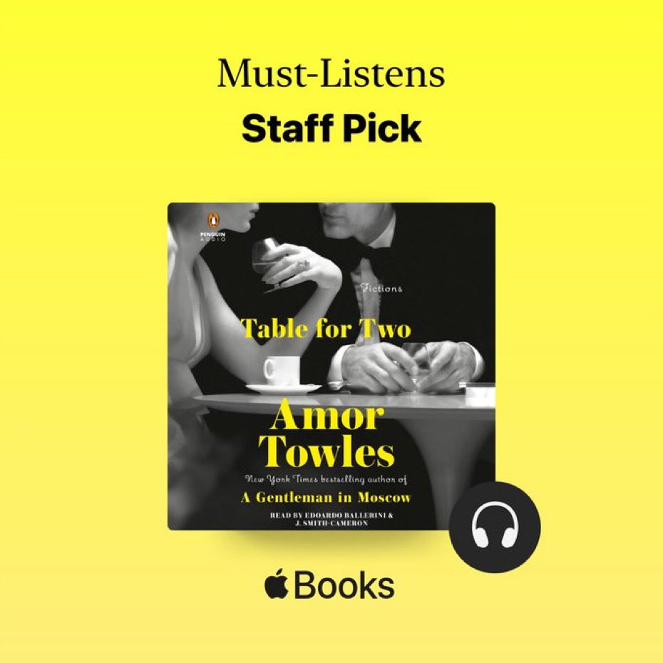 Could have told you this months ago… a must listen indeed. @amortowles @PRHAudio @scottsherratt tidd.ly/3TR0OIC