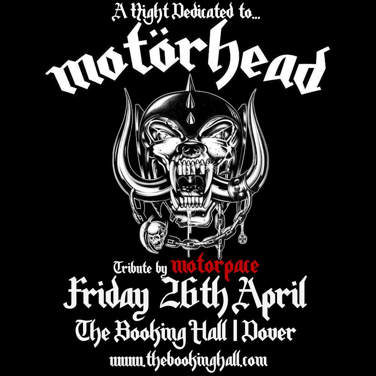 Most loved Motorhead tribute @motorpace will be here in just 2 weeks time! Get your tickets ready!