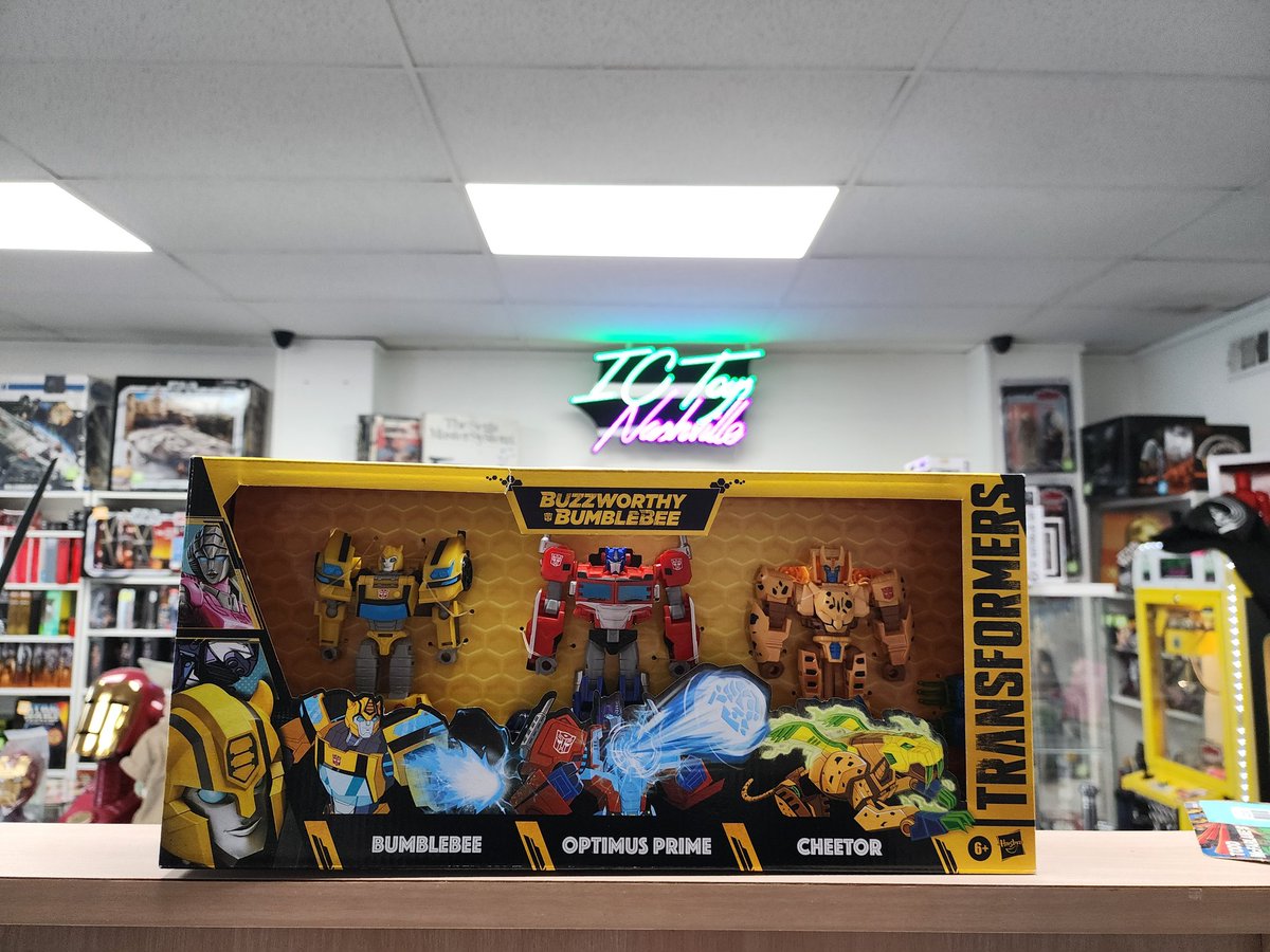 🎶 'Transformers, more than meets the eye!' 🎶

#ToyStore #transformers #transformerstoys #bumblebee #optimusprime #optimus #cheetor #icToys @ICCCNashville