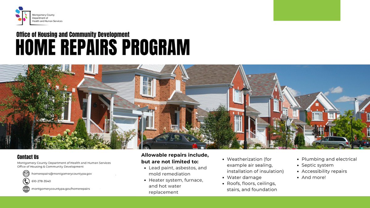 The deadline to apply for our Whole Home Repairs Program is this Friday, April 12. 

This program enables homeowners whose household income is less than 80% of the area median to apply for a grant to make their homes safer & more efficient / accessible.

brnw.ch/21wIFfi