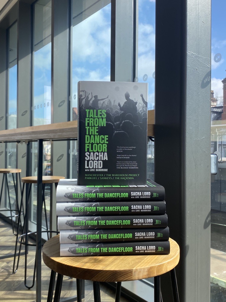Happy publication day, @Sacha_Lord🎉 Tales from the Dance Floor, the extraordinary behind-the-scenes story which explores over 3 decades of Manchester's nightlife, is out today! Available in all good bookshops💚
