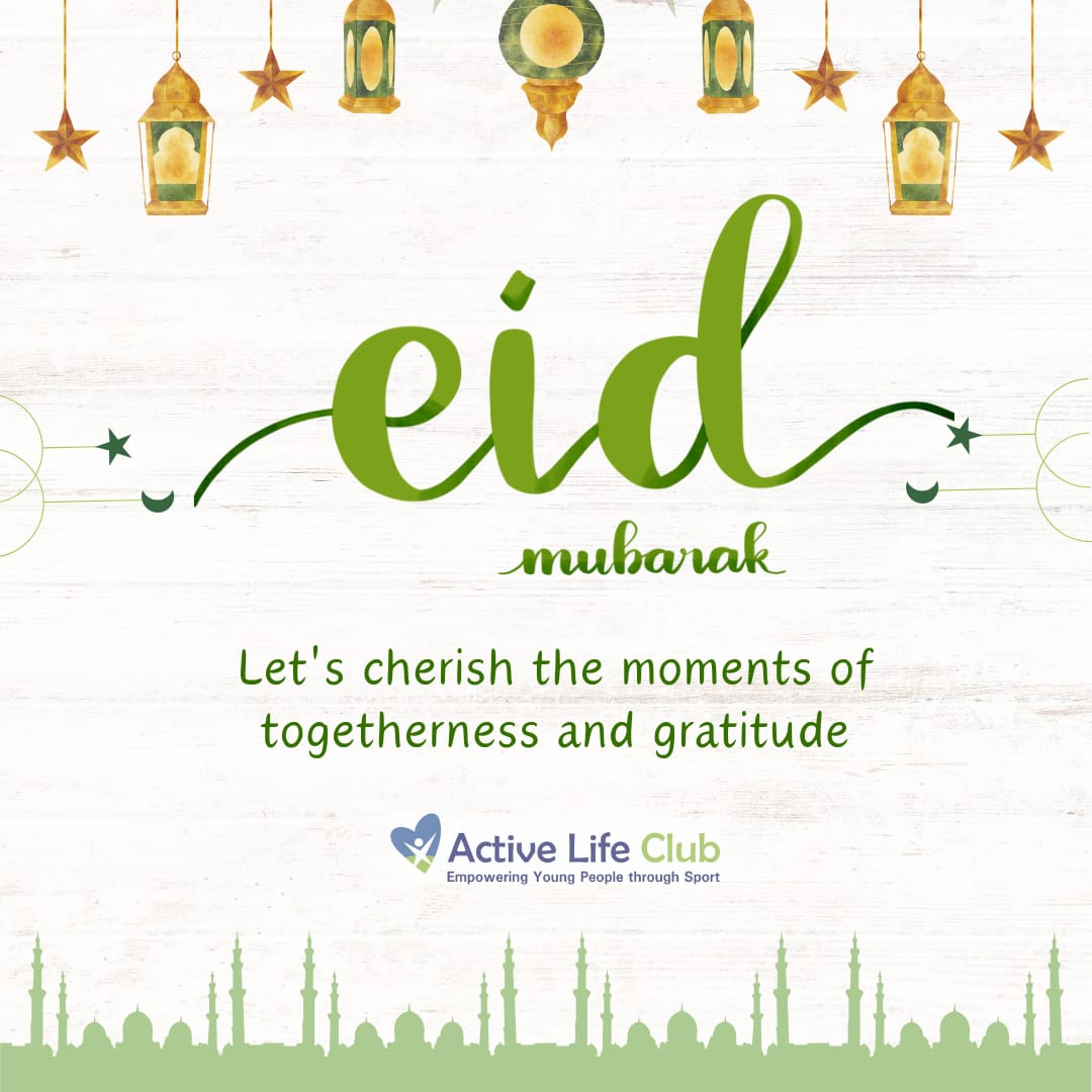 Active Life Club wishes everyone a blessed Eid! 💫 On this auspicious occasion, we would also like to express our appreciation and gratitude for all the support you show. Wishing you a joyous and blessed Eid with lots of laughter, joy, and good health!