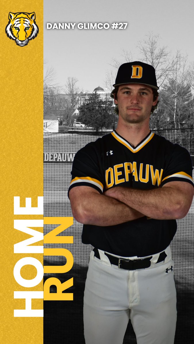 @DePauwBaseball And that's a two run homer by #27 Danny Glimco to give the Tigers a 2-0 lead over the Little Giants!
#TeamDePauw #d3baseball