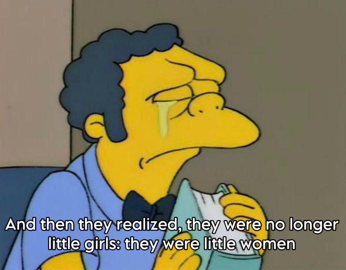 how old were you when you found out that 'Little Women' doesn’t end like that?