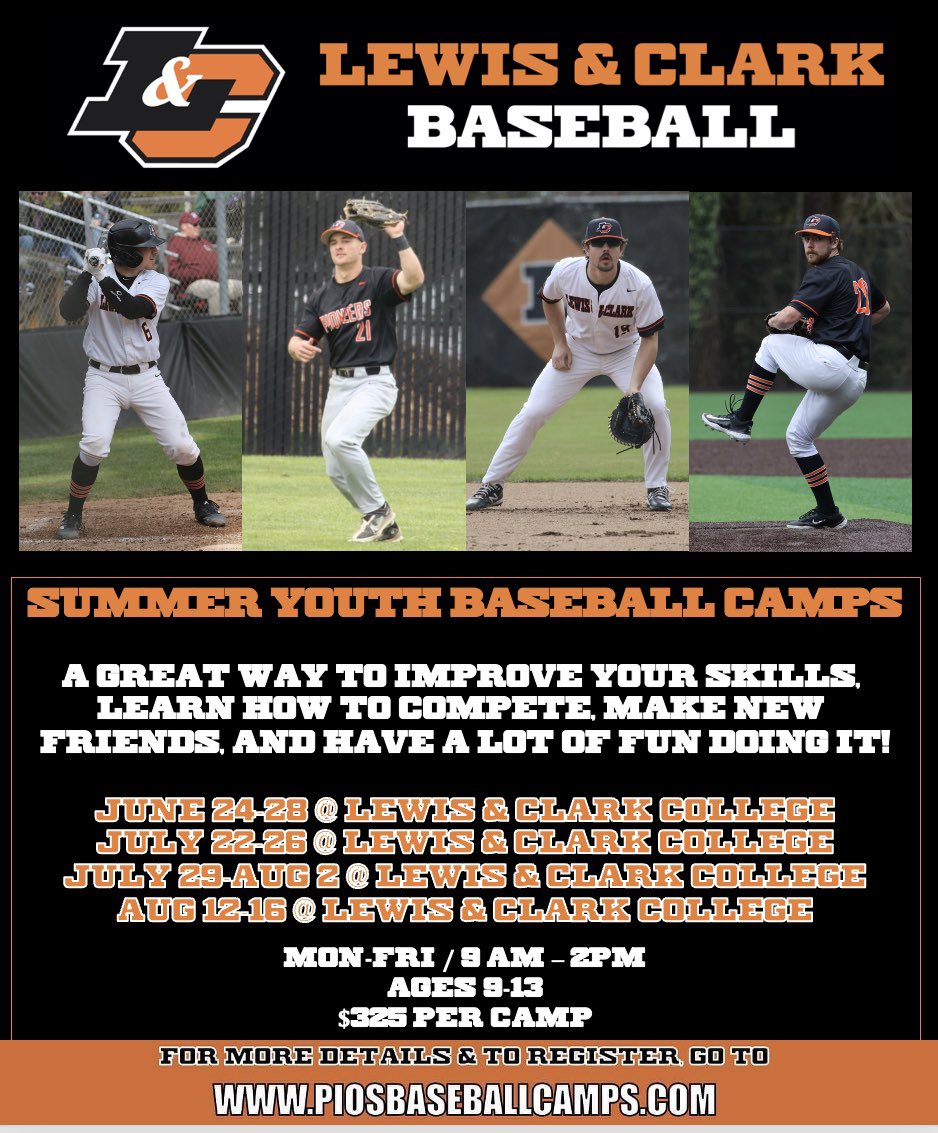 Hey youth parents in the Portland area - our Summer Youth Camps are live! Make sure to reserve the chance for your slugger to learn the Pioneer Way before the camps fill up! piosbaseballcamps.com