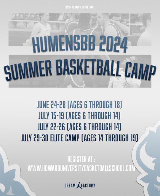 March Madness is over, which means camp season is right around the corner. Nobody better to take your game to the next level than Coach Blakeney. Register ⬇️ howarduniversitybasketballschool.com