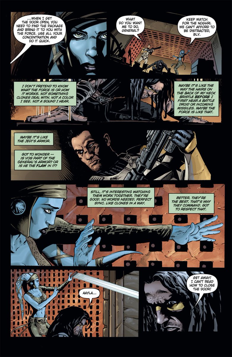 Colonel_Stan's tweet photo. Commander Bly's description of how a clone views the Force is masterful. John Ostrander, you're a damn genius.
#StarWars #CloneWars #CommanderBly #DarkHorseComics #Legends #StarWarsLegends https://t.co/CN4UWGTAjH
