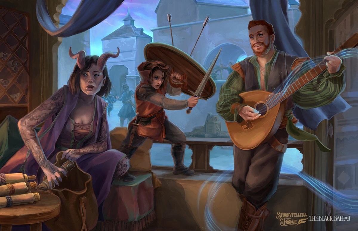 Hello #PortfolioDay ! I'm Olivia, a freelance artist with a passion for TTRPGs and Fantasy story driven art.

🌐Portfolio- oliviahintz.com 
🔵Shop-  oliviahintzart.etsy.com
🌿- linktr.ee/oliviahintz 
 ✉️- hintzolivia@gmail.com