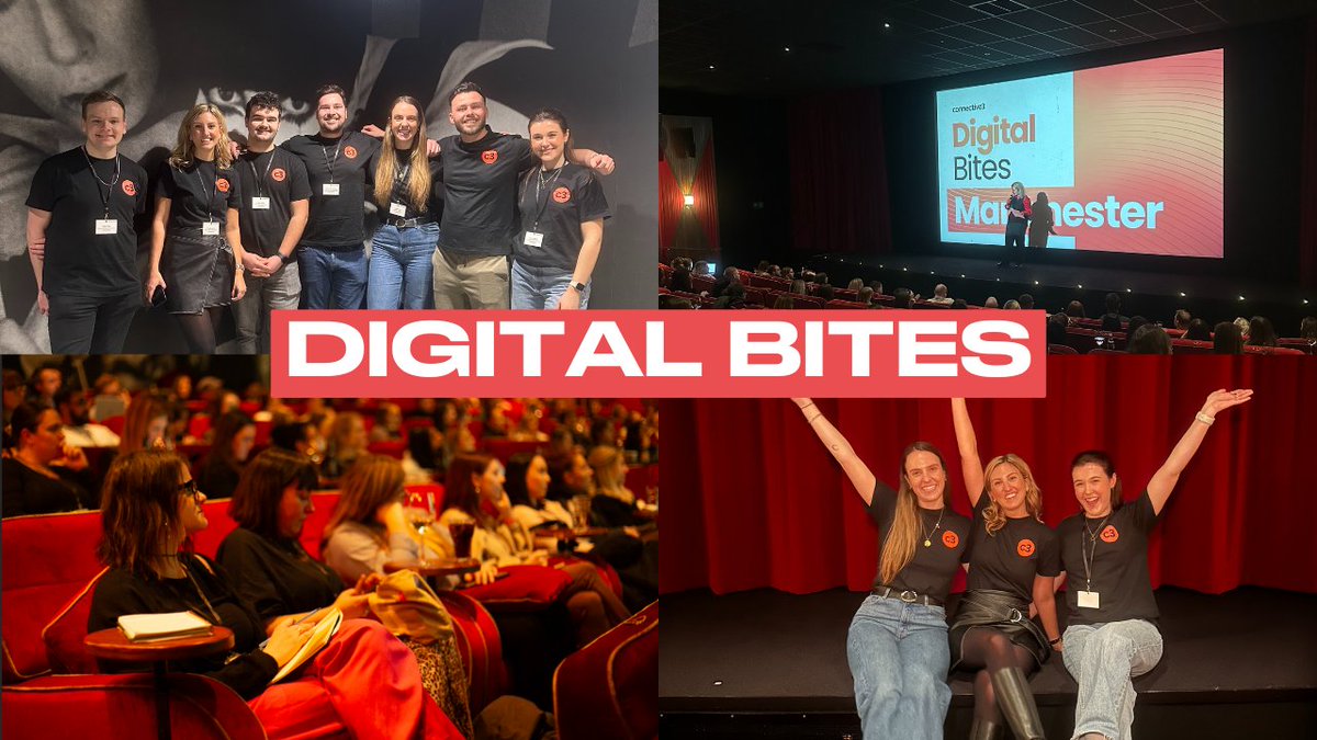 6 weeks ago we held our first Digital Bites of 2024 in Manchester! 🙌 🎥 Check out our Digital Bites vlog for a behind-the-scenes insight into the day and interviews with the speakers - youtu.be/51GmVsPIf68