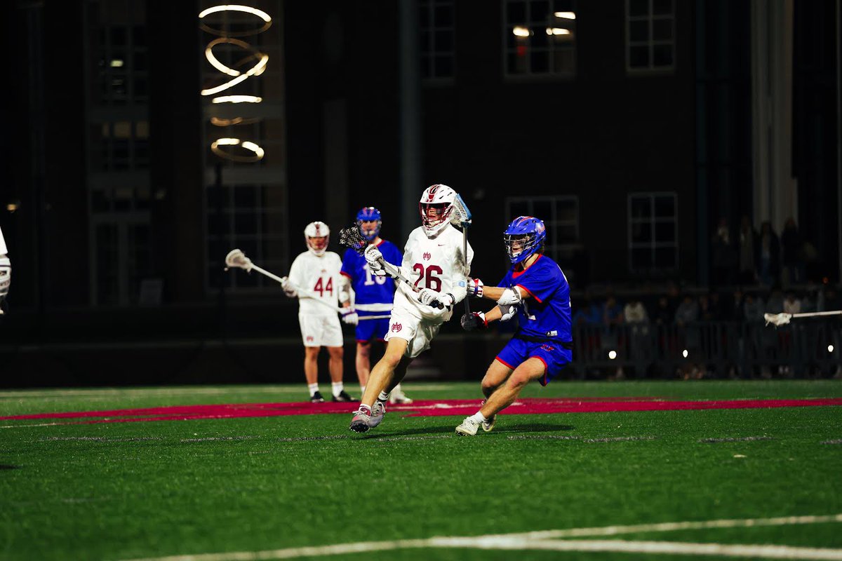 MBAAthletics's tweet photo. HS Athlete of the Week: Cade Sturdivant

Last week the Lacrosse team had a great matchup against MUS. Down 7-3 at halftime the boys responded in the second half to roar back to a 10-11 win. Sturdivant had three goals and an assist. With the score tied 10-10 with 1:08 left

1/2 https://t.co/pHCjSyUhJm