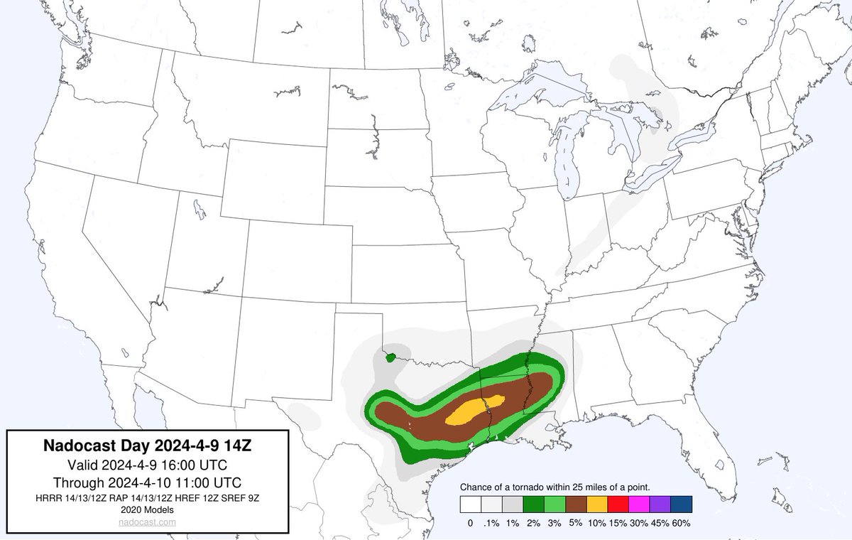 14Z Day Tornado Forecast