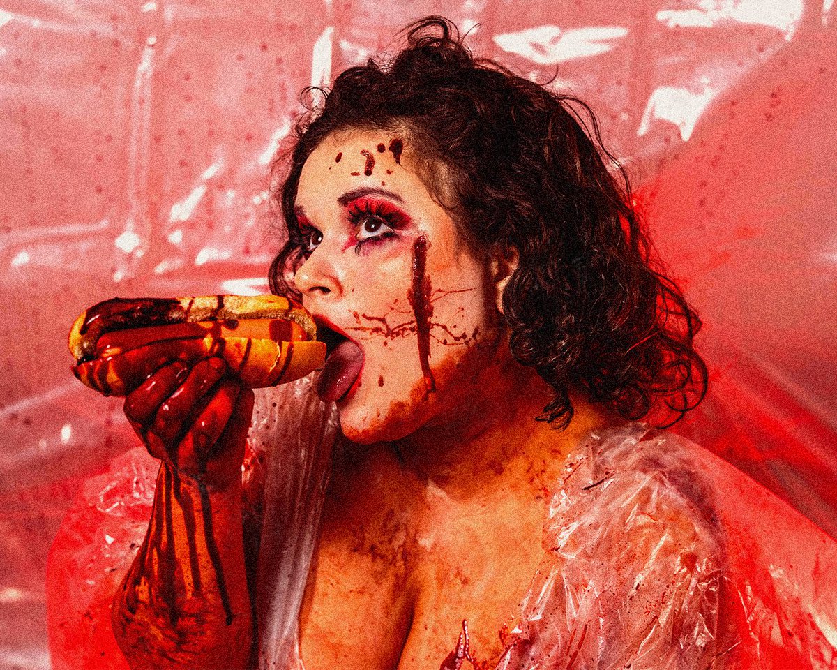 A girl’s gotta eat… 🫦🌭💦
•
🥳🔪🥩 GASH THEATRE PRESENTS: SHELLEY 🥩🔪🥳
•
🥵 CROWDFUNDER &amp; TICKETS AT linktr.ee/gash_theatre 🥵