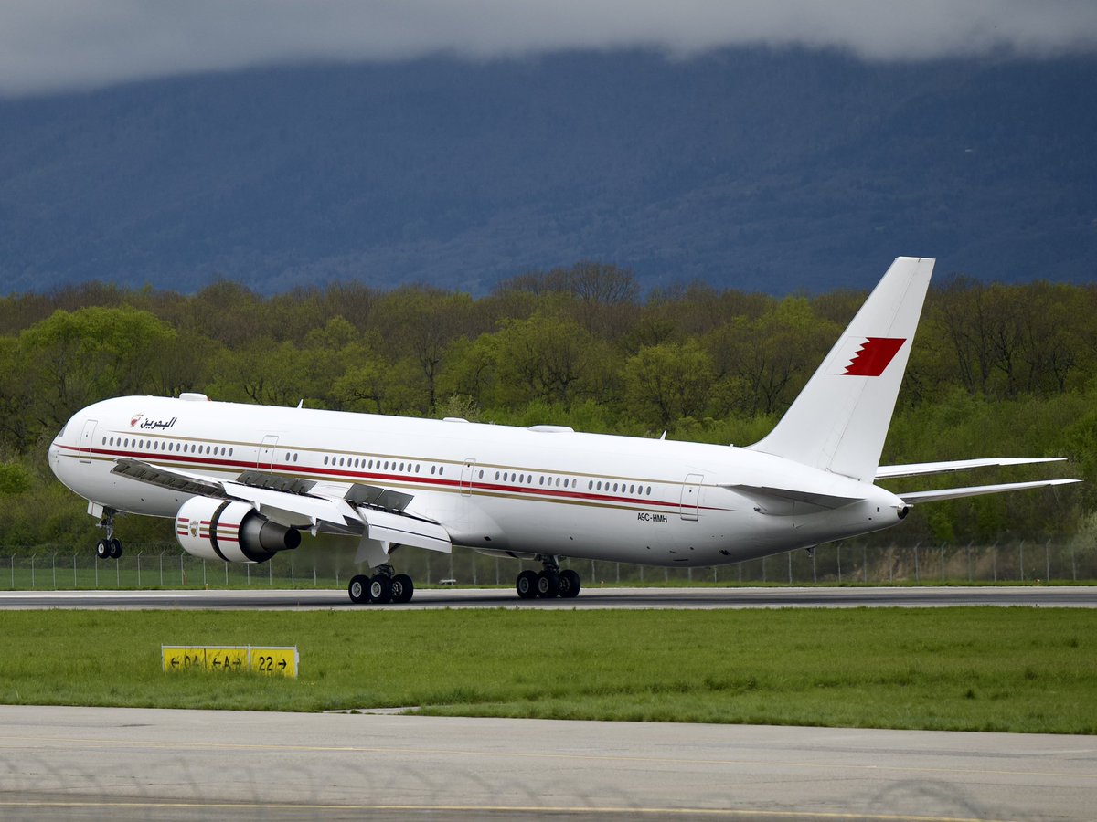 B767-4FS(ER) | A9C-HMH | Bahrain Royal Flight | GVA🇨🇭LSGG | 09.04.2024