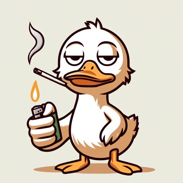 @crypto Ready for some meme coin madness? Duck Smoking ($DUCKS) is here to deliver! 🌪️🦆 Join the excitement now! #DuckSmoking #MemeCoinMania
@DuckSmokingMeme