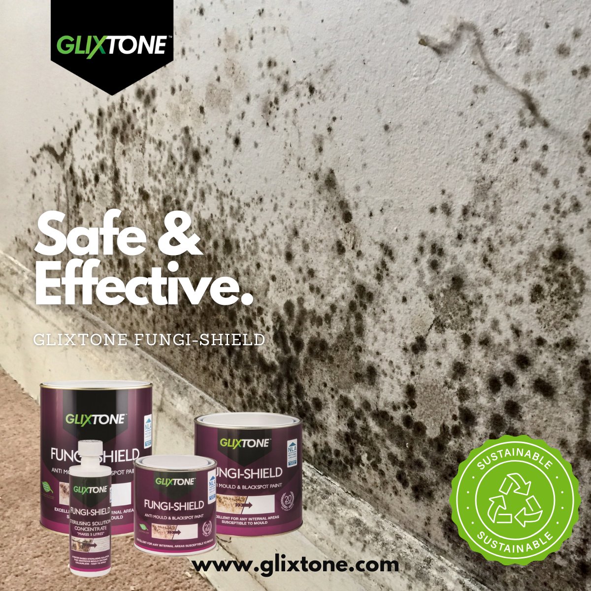 Go green while fighting mould! Glixtone Fungi-Shield is not only effective but also environmentally friendly. Protect your home and the planet at the same time.

Find your nearest Stockist Here: glixtone.com/where-to-buy

#EcoFriendlyLiving #SustainableChoices #GlixtoneFungiShield