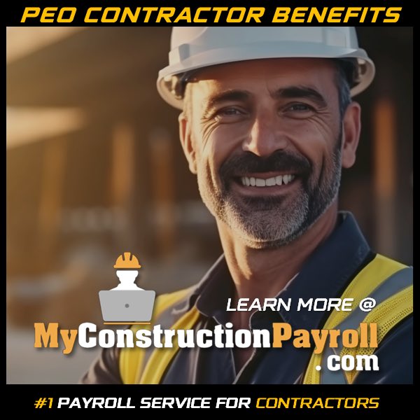 MyContractorPay's tweet photo. Our #PEOServices provide #contractors with long-term #HRsolutions that support ever-changing #constructionbusiness needs ensuring sustained #compliance & cost-effectiveness Call 1-800-466-0506 Free Quote https://t.co/XYcG5Kamme #constructionpayrollservices #myconstructionpayroll https://t.co/bDbuZCZvp6