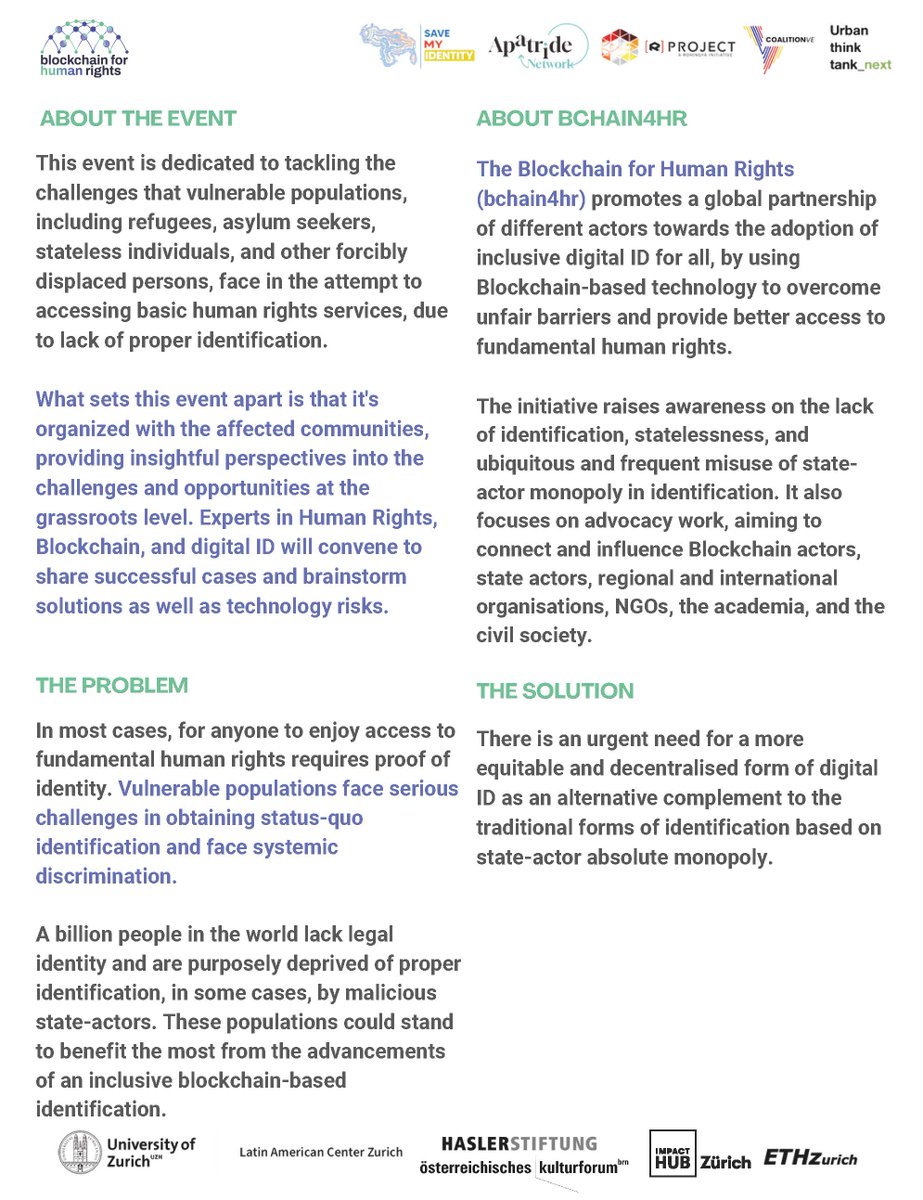 mariannedh's tweet photo. You all know that I don't like to talk about blockchain, but I made an exception this time. On Friday, April 12, at 18:00 CET, I'll take part of the "Blockchain for Human Rights Workshop" by the Blockchain for Human Rights Partnership. https://t.co/lyi4EBijZj