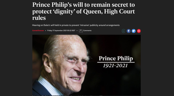 #RoyalShame After a secret hearing, a court said revealing 'prince' Philip's will would harm 'royal dignity'. So even though UK law says all wills must be public, his will is sealed for 90 years. Shame! #whatsinphilipswill #EndRoyalSecrecy #EndRoyalExemptions #AbolishTheMonarchy
