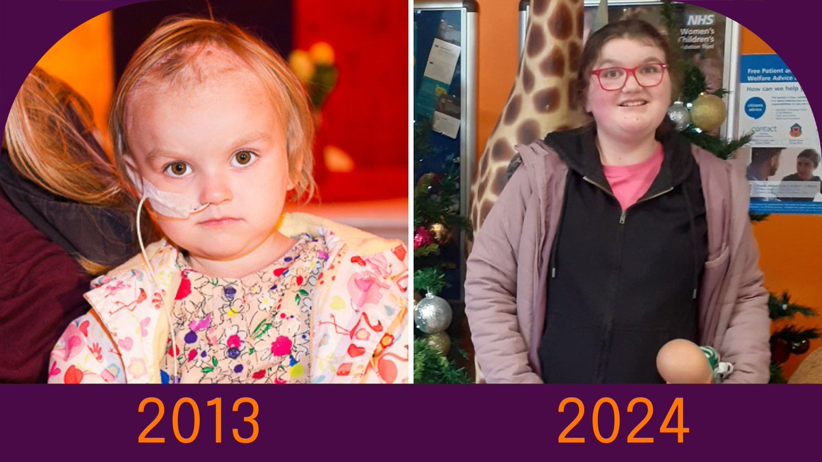 'Lucy is doing well at the moment. She is in year 8 at secondary school and manages fairly well with the help of a lovely SEN team.' - Sarah, Lucy's mum. Lucy was diagnosed with a pituitary blastoma, a type of brain tumour when she was seven months old. bit.ly/3Owx6HN