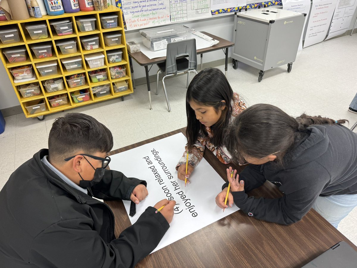 JoAnn Rubio (@joannr2017) on Twitter photo 4th grade student groups working on editing sentences! <a href="/MVE_roadrunners/">Montana Vista Elementary</a> #STAARready! 4th grade student groups working on editing sentences! <a href="/MVE_roadrunners/">Montana Vista Elementary</a> #STAARready!