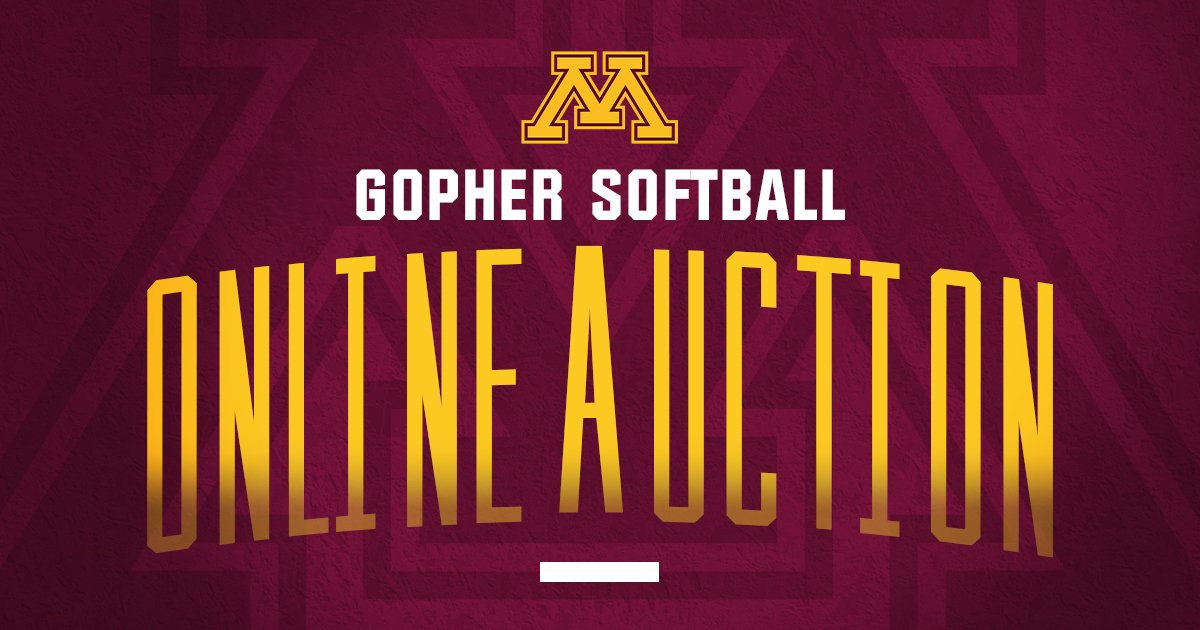 Looking for some new Gopher memorabilia? Check out the @GopherSoftball Online Auction today!!🥎〽️ View items and bid⬇️ 🔗: gophersports.com/auctions