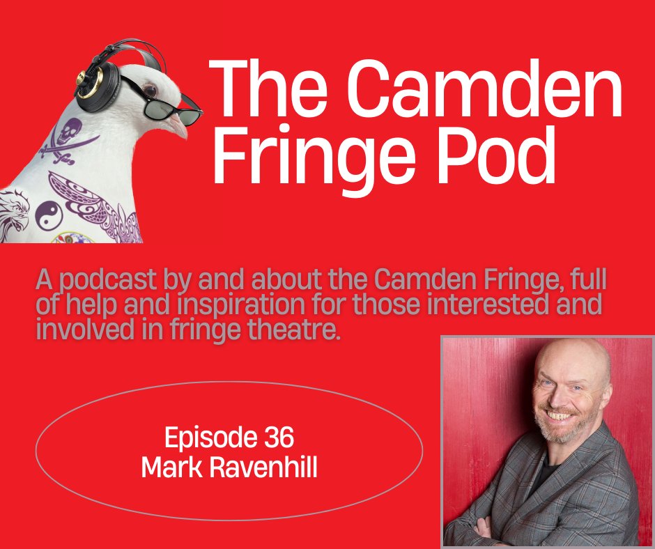 NEW PODCAST EPISODE 🎧 We are delighted that @MarkRavenhill2 - playwright and theatre maker - agreed to talk to us about his work and to share his advice for fringe theatre makers. Apple: podcasts.apple.com/gb/podcast/cam… Spotify: open.spotify.com/show/7tfzFawbV… Acast: shows.acast.com/camden-fringe-…