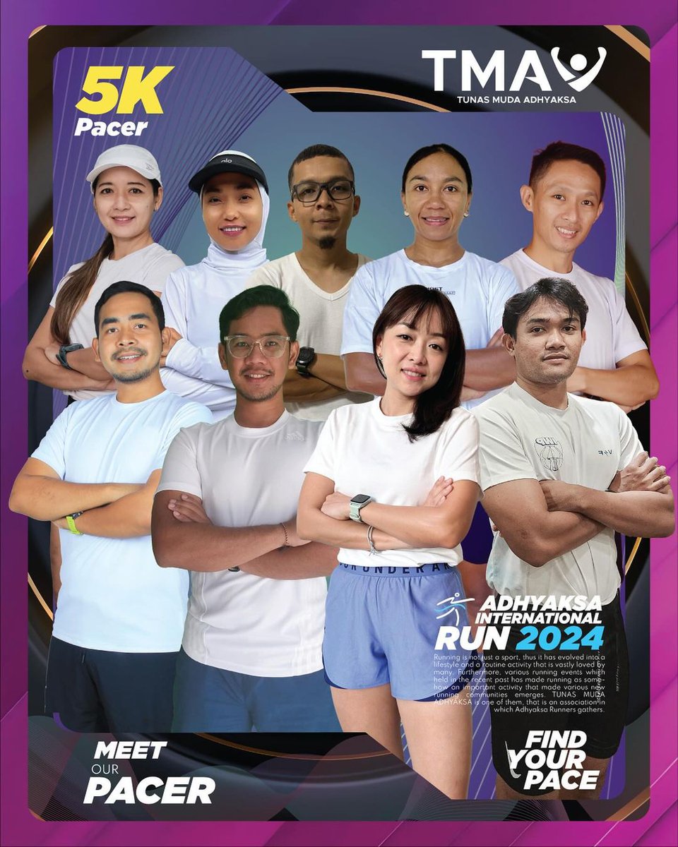 Hola Runners!
Have you meet our 5K Pacer? Lets Go! Prep yourself Runners!

#KejaksaanRI #adhyaksainternationalrun2024