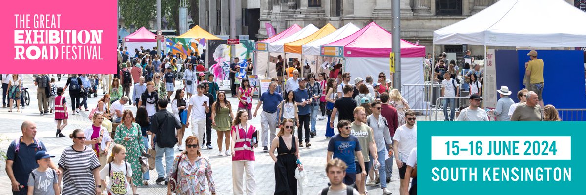 Registration has opened for @ExRdFestival on 15-16 June! 🎉 We're delighted to be part of this year's Festival - helping to celebrate how science and the arts can help people, communities and nature flourish! Find out more ⬇️ greatexhibitionroadfestival.co.uk