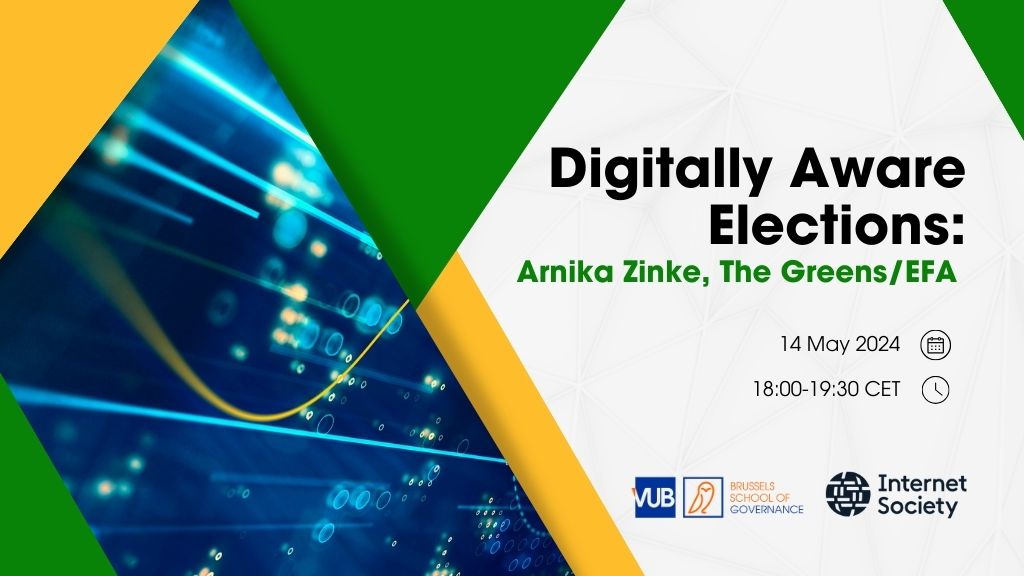 Join us for the Digitally Aware Elections event series by the BSoG. Our third session on 14 May features Ms. Arnika Zinke, AI & Digital Policy Advisor of @GreensEFA. Register here: brussels-school.be/output/events/…