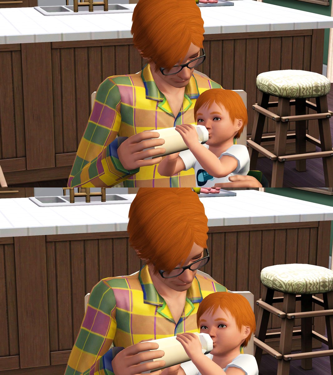 And in my HS save Liam O'Dourke married the Princess of Hidden Springs and had a baby with her 🥹 #thesims3