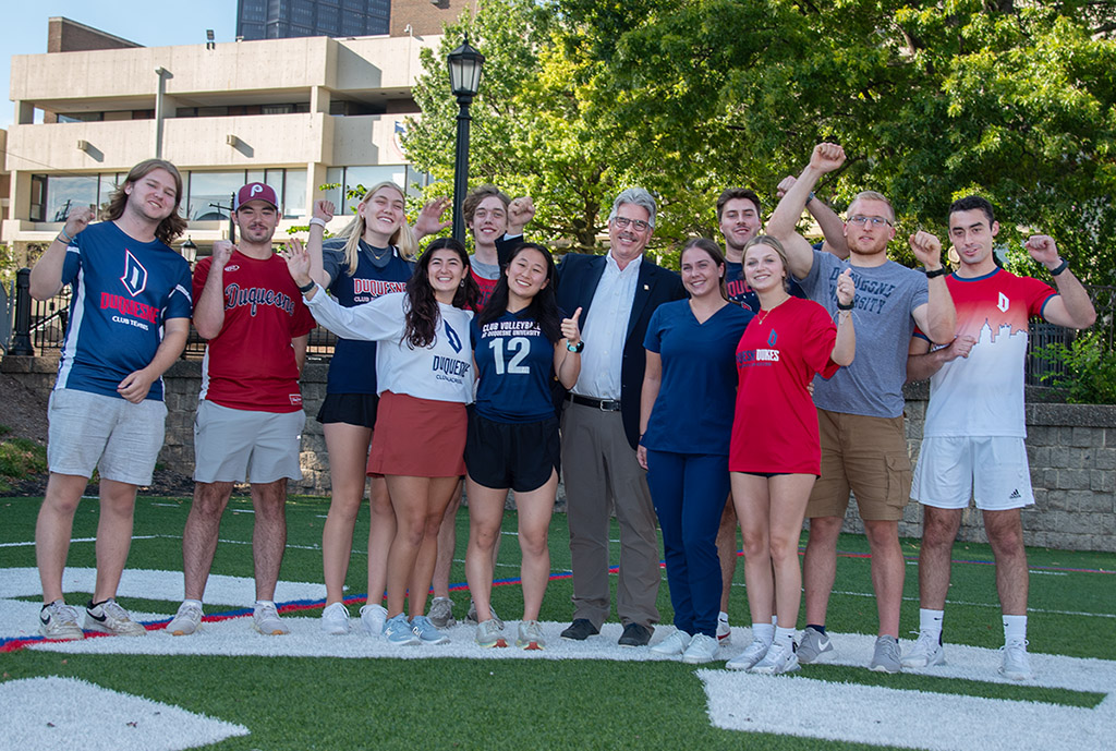 Duquesne club sports receive the first funding from a special endowment created to help support their annual costs. Read more: ow.ly/hwfn50R8T6u