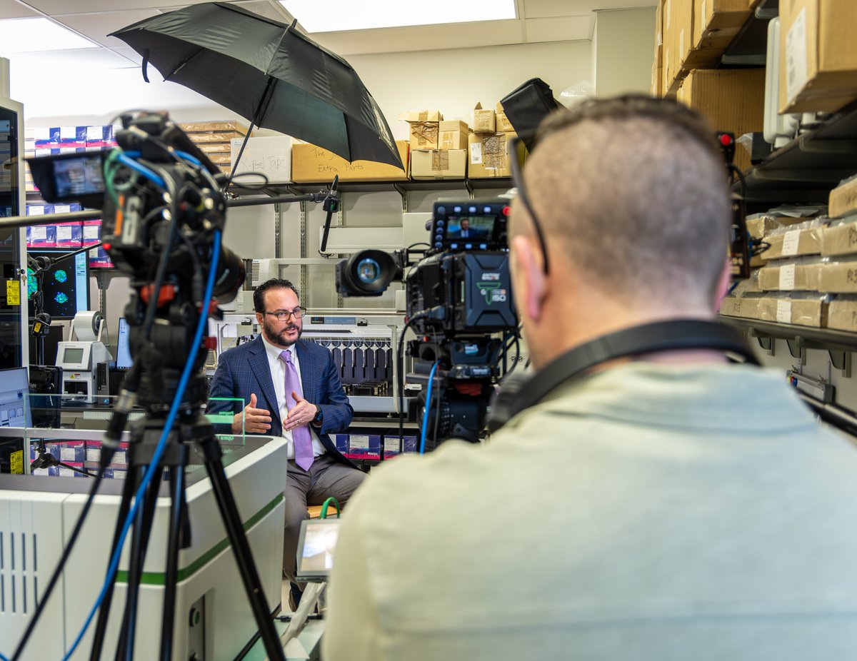 🎥 Tune in to CNBC this Thursday at 8PM (MST) to learn more about the innovation happening on our campus under Dr. LaBarbera, and read about it here: cnb.cx/3U8L0C9