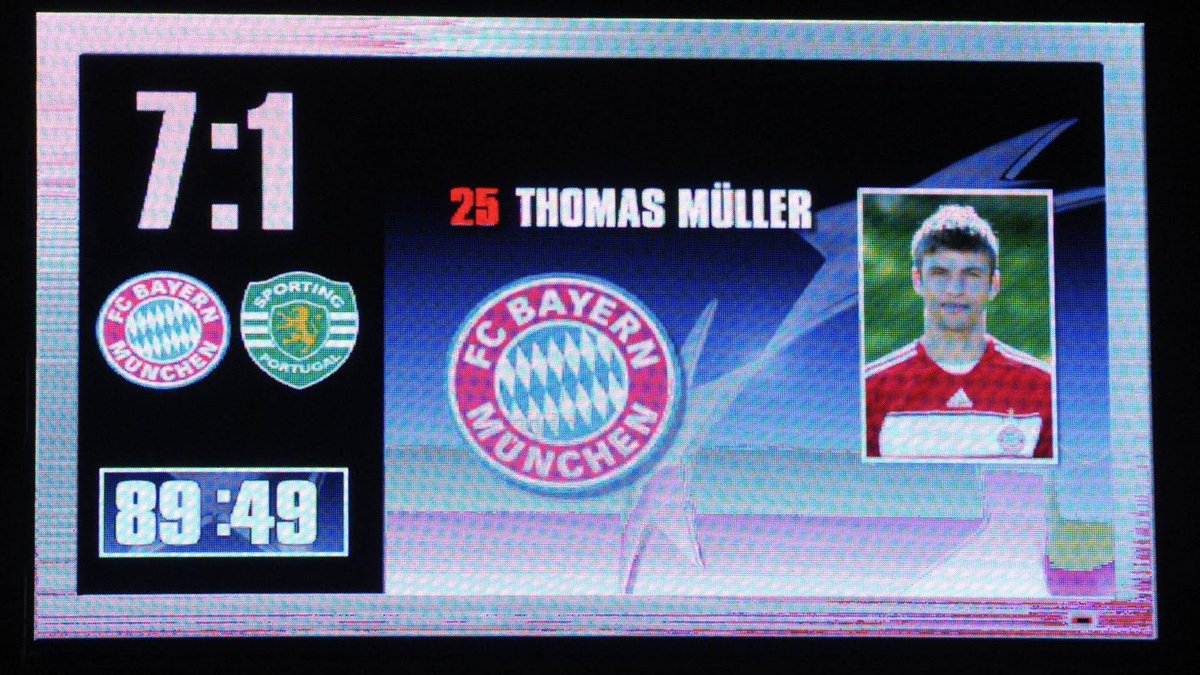 On this day in 2009, Thomas Müller made his Champions League debut in a 7-1 win over Sporting CP.

👑