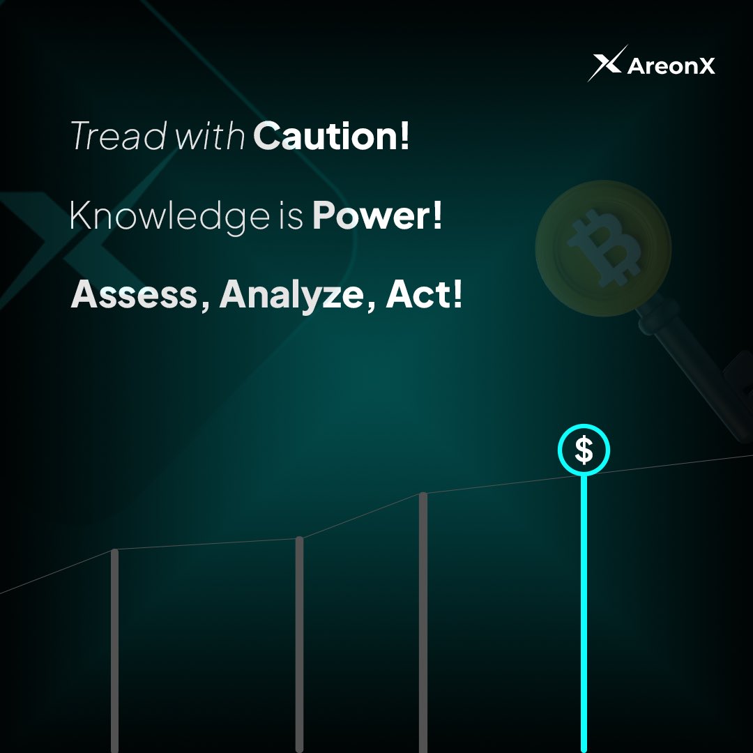 Investing in crypto? Knowledge is key. #AreonX reminds you to research thoroughly before diving in. #WeAreOn