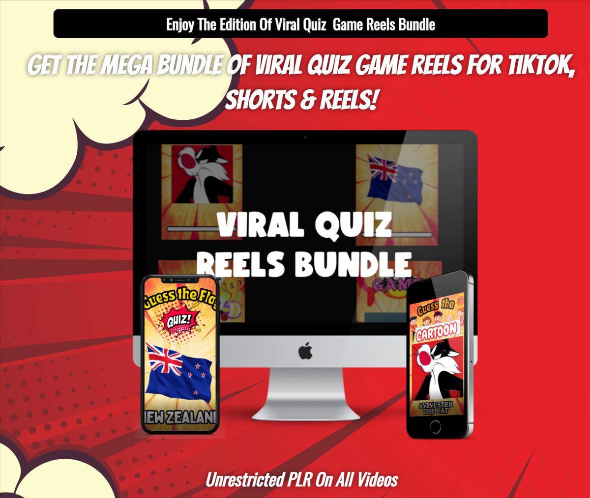 Viral Quiz Game Videos Bundle Review: Get The Mega Bundle Of Viral Quiz Game Reels For TikTok, Shorts & Reels! softtechhub.us/2024/04/09/vir… #ViralQuizGame #TikTok #Shorts #Reels #SocialMedia #ContentCreation #Engagement #TrafficGeneration #LeadGeneration #Quizzes #Games #Fun Fauci