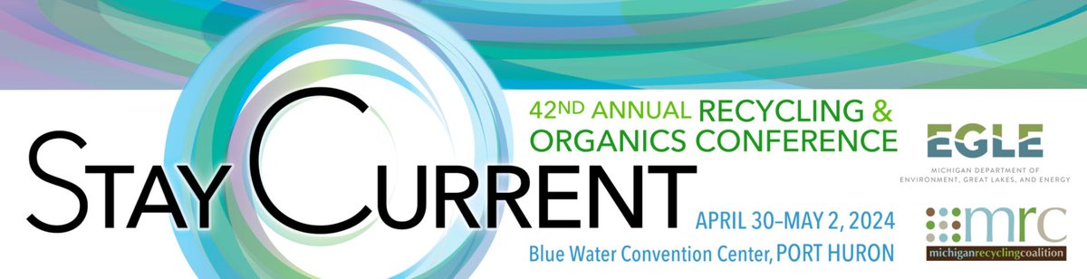 Explore the future of recycling, organics and sustainable materials management at the 42nd Recycling and Organics Conference hosted by EGLE and the Michigan Recycling Coalition, April 30-May 2. Learn more: tinyurl.com/43k5km6h Register: michiganrecycles.org/mrc-42nd-annua… #MIRecycles