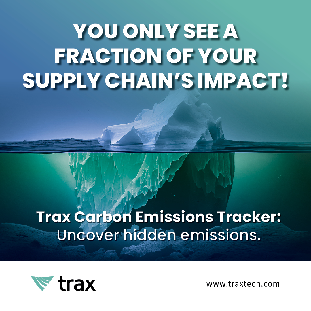 Unsure of your supply chain's carbon footprint?

Trax’s Carbon Emissions Manager gives you real-time emissions data across all transportation modes and regions!

Learn more: hubs.li/Q02rzKKm0

#Trax #SupplyChainSustainability #EmissionsTracker