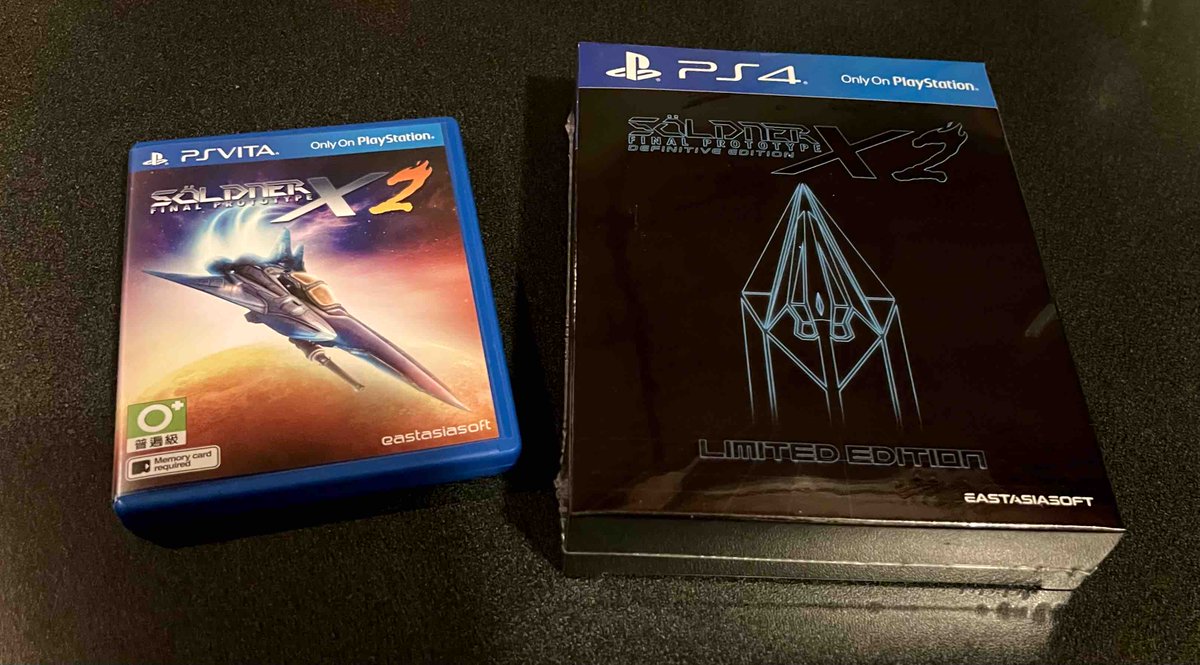 eastasiasoft's tweet image. 🔷 PHYSICAL GIVEAWAY 🔷

To celebrate our upcoming Söldner-X Complete Collection we’re giving away out-of-print copies of SX2 for Vita/PS4!

To enter:
☑️Follow
☑️Repost
☑️Reply w/ preferred platform

Drawing 11pm ET Apr 15th

PREORDER:
👉🏼ow.ly/hJwT50Ra78h
(includes SX1+SX2)
