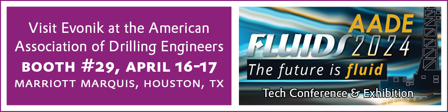 Team members from Evonik's Care Solutions group will be at the AADE Fluid Show in Houston, TX on April 16-17 at the Marriott Marquis!!  Hope to see you there at booth #29!!