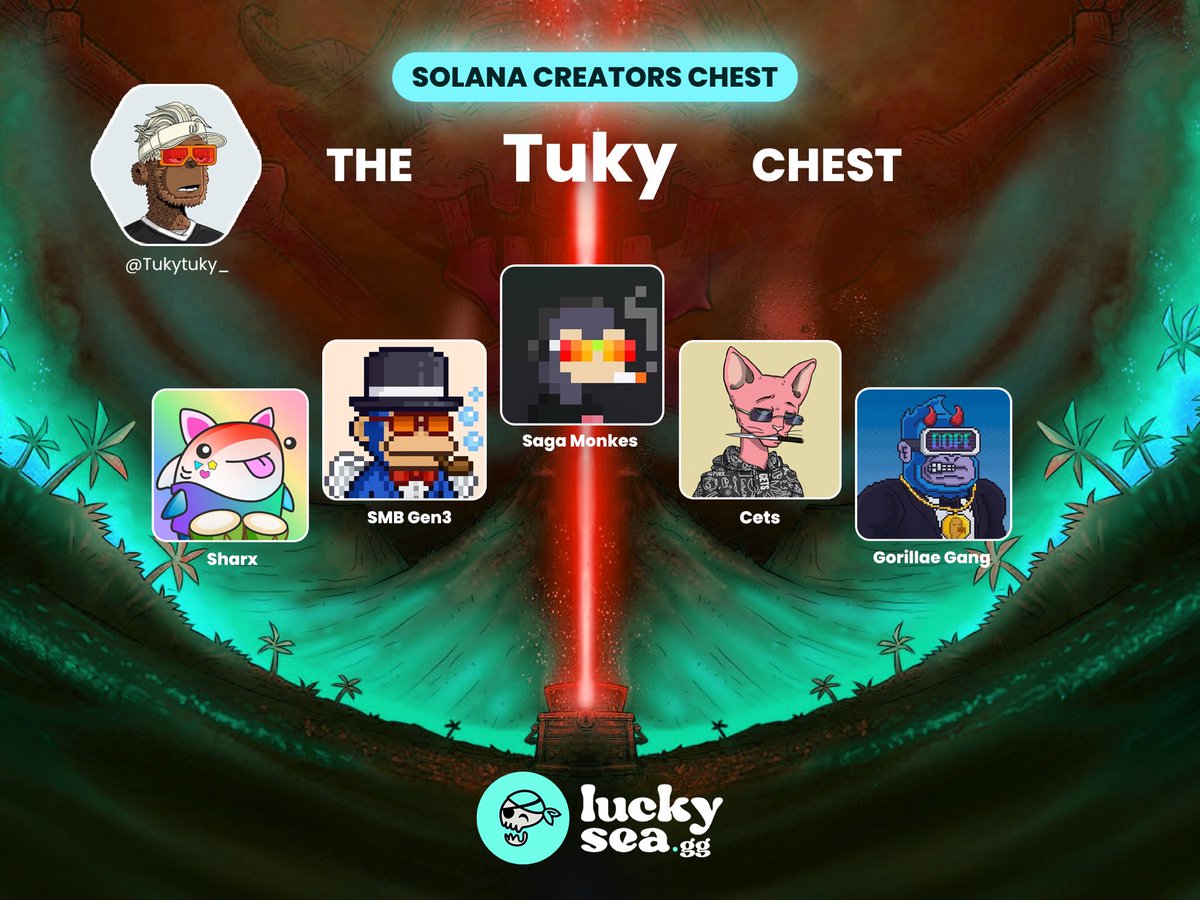 My personal chest is live 💥 'I've partnered with @LuckySea on $SOL 🏴‍☠️ Open the chest and try your luck 🔗 | luckysea.gg/open-box/solan…