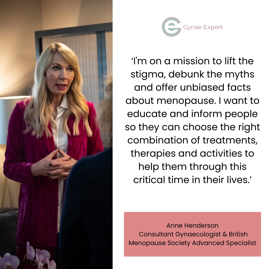 With over 30 years of experience, Anne is well known as the ‘Gynae Expert’, providing high-quality health information online on gynae-expert.co.uk, in the media, in the NHS and in select private clinics. Book an appointment with Anne on our website: gynae-expert.co.uk