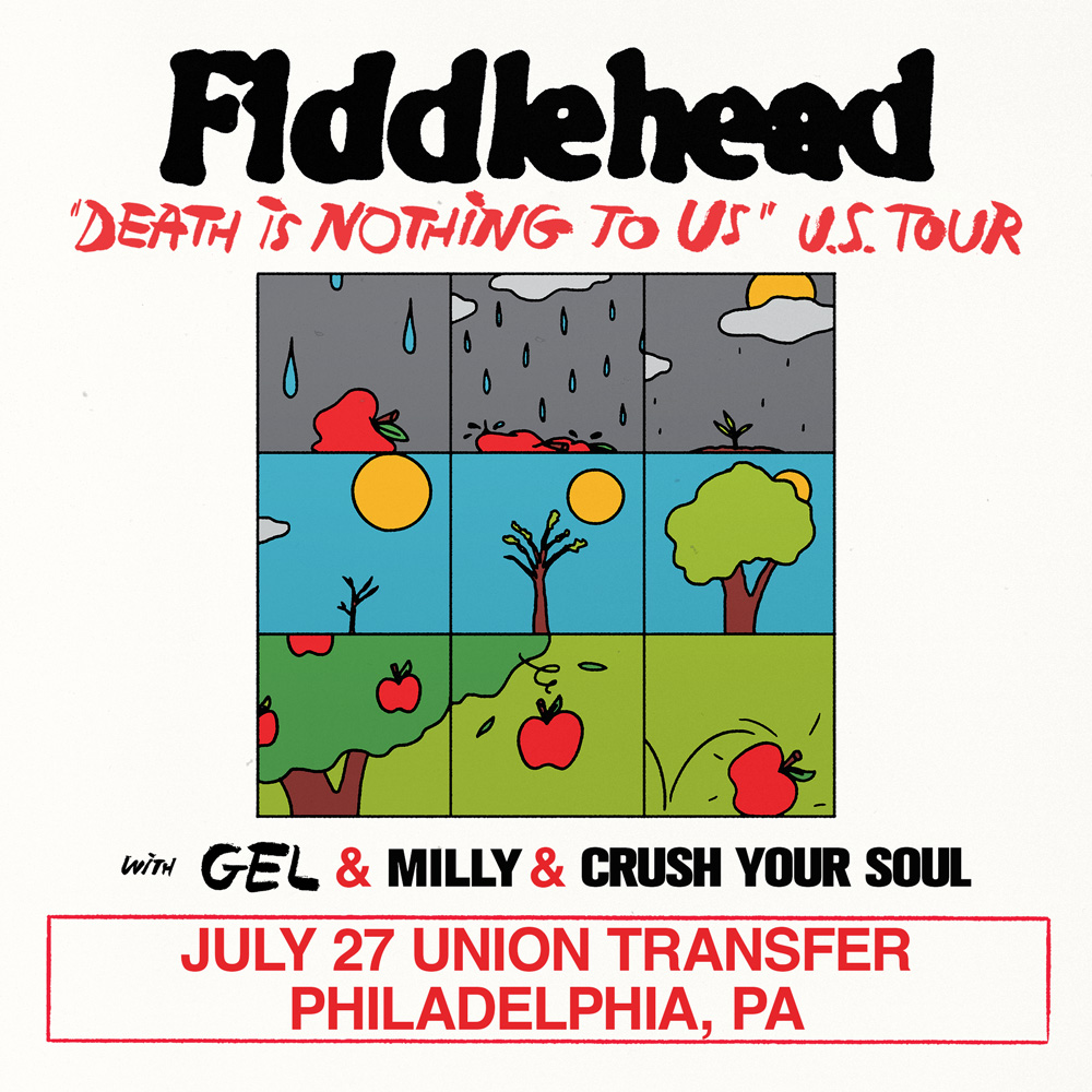 *Just Announced*
➡️7/27 <a href="/fiddleheadusa/">Fiddlehead</a> with @GELhc <a href="/millymusicgroup/">millyleband</a> &amp; Crush Your Soul
🎟️On Sale Friday, 4/12 at 10:00am utphilly.com/events/detail/…