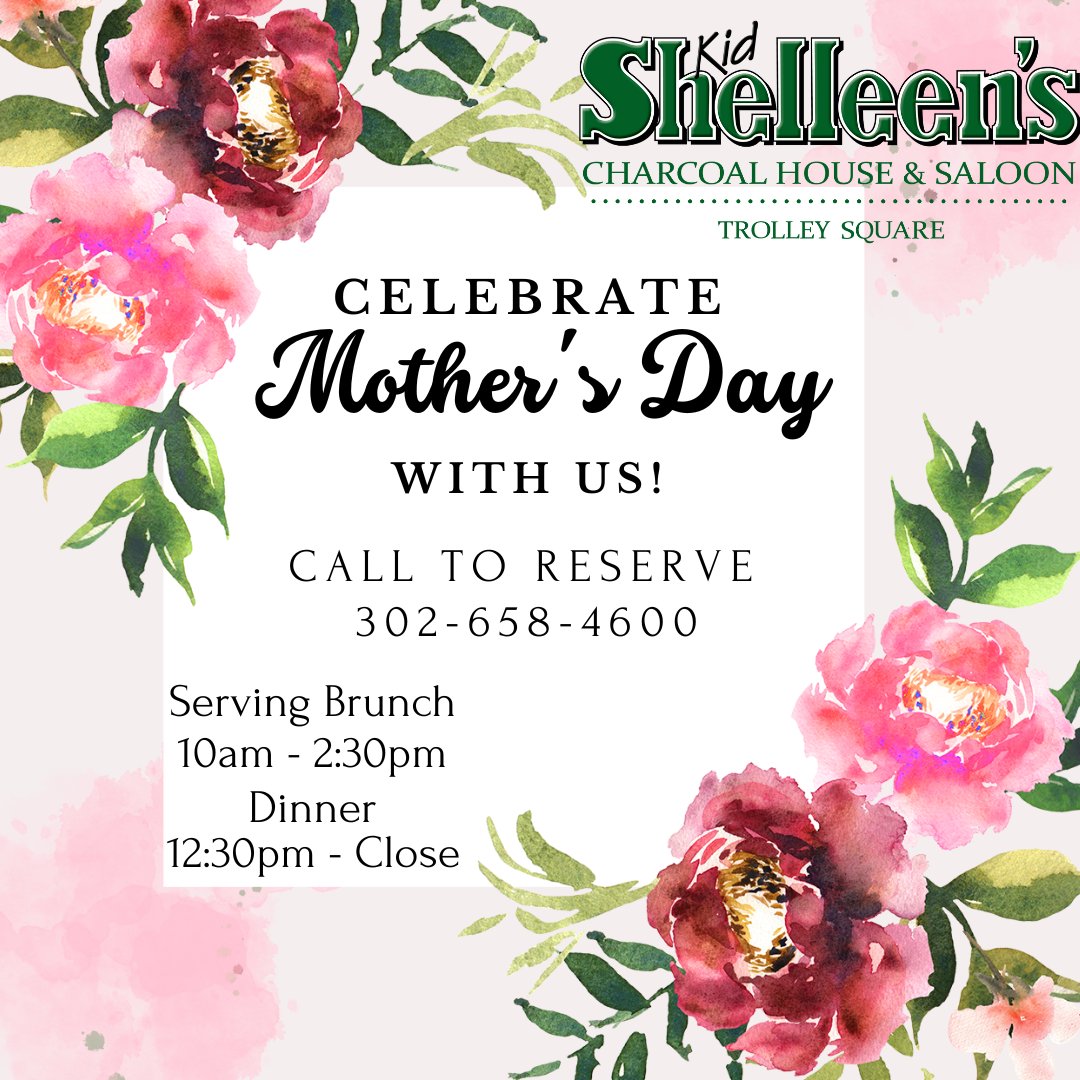 Mother's Day is approaching! Call now to reserve you spot. Celebrate with us! #mothersday #celebratemom #kidshelleenstrolleysquare