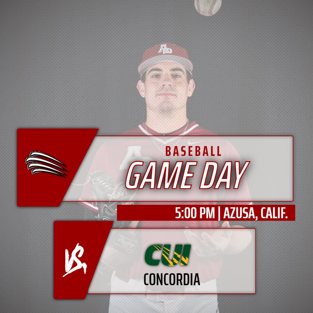 ⚾️ | @APUBaseball welcomes Concordia for a non-conference game at 5:00 p.m. 👏 📍 Cougar Baseball Complex 📊 athletics.apu.edu/sidearmstats/b… 💻 athletics.apu.edu/watch/?Live=55…