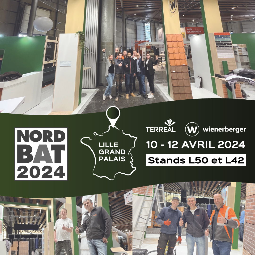 [ Terreal et wienerberger, ensemble ] Rencontrons-nous à <a href="/NORDBATlille/">NORDBAT</a>.
MERCI aux équipes de montage et de préparation pour leur travail et leur implication dans ce beau projet commun !
→ Badge GRATUIT, code NBE345 : loom.ly/F3rjI9c
📍 <a href="/LilleGrandPalai/">Lille Grand Palais</a>, stands L50 - L42