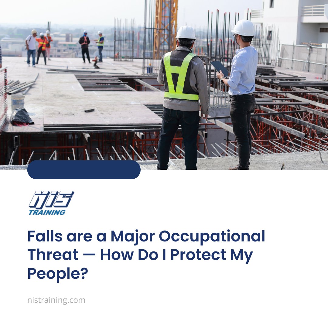 NisTraining's tweet photo. 📰 Occupational falls often underestimated and primarily lower-level, are the second leading cause of worker deaths, necessitating a comprehensive safety hazard mitigation approach across all industries. So how can you protect your people from falls? Read here:  ... https://t.co/J2qDytAHEE